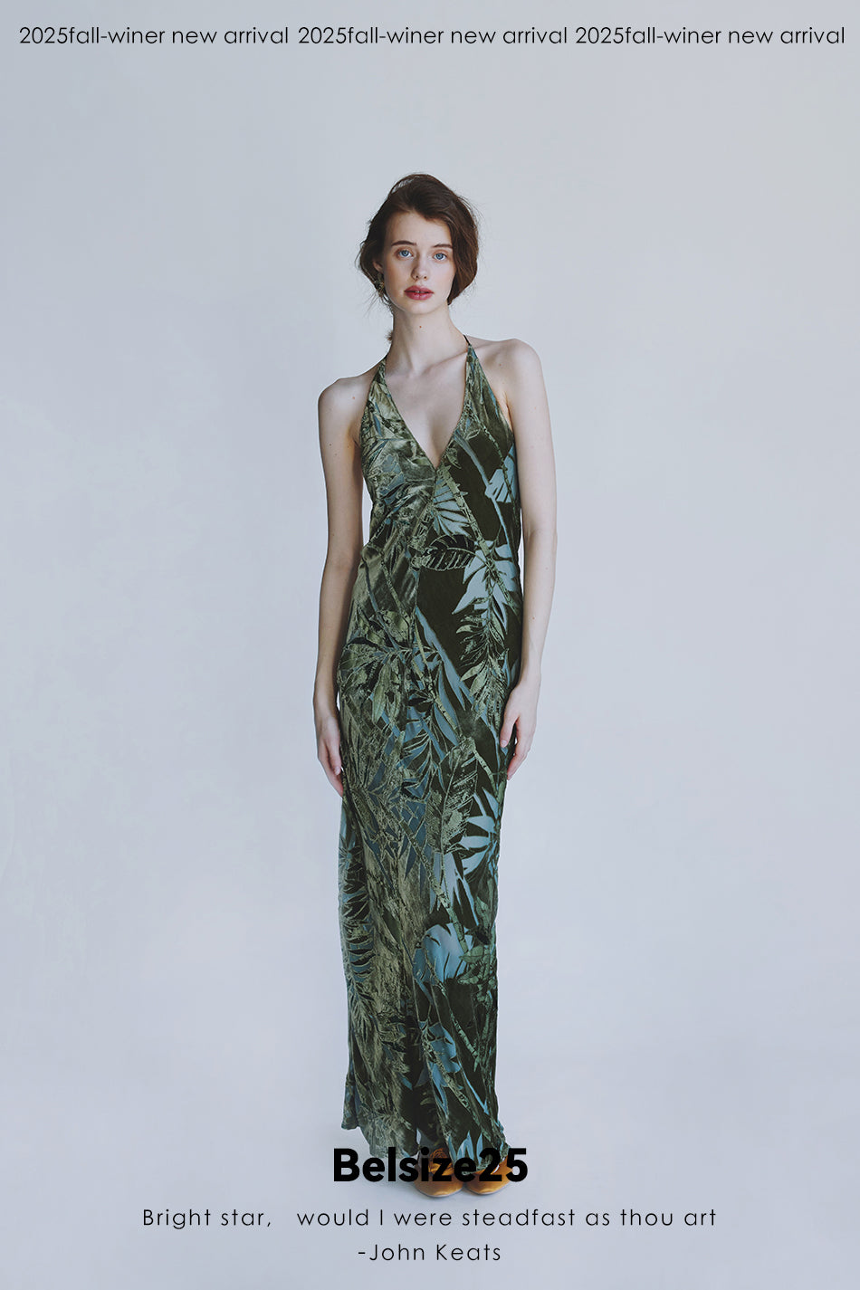 green velvet halter neck dress Mayfair Series 2 Silk jacquard backless V-neck even – Belsize25 Sparkling Off-Shoulder Mermaid Prom pos_20$_off Select:38 100% Polyester.