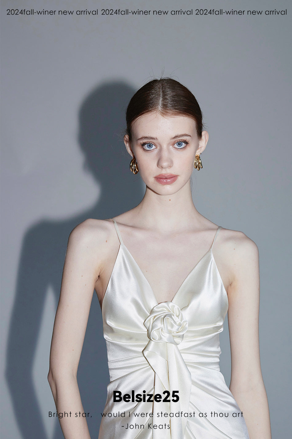 Rosa series—Base dress Acetate draped handmade rose dress