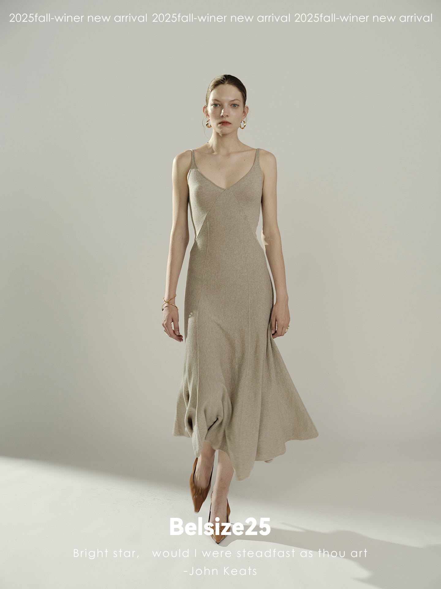 Winter Barlet Cashmere ballet tutu backless halter dress