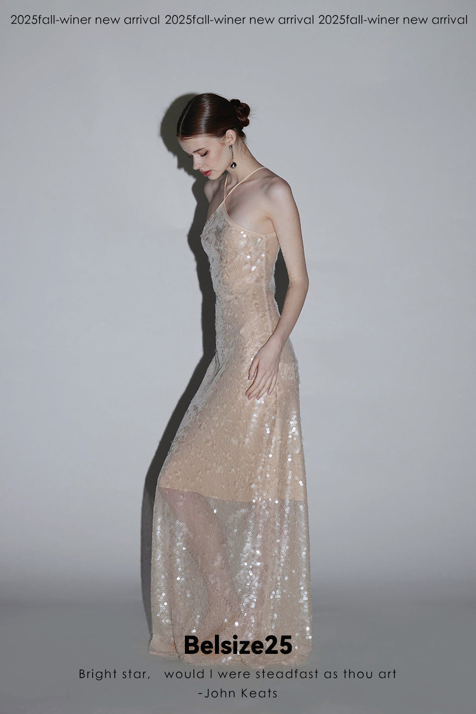 Mayfair Series 2 Sequined halter neck elegant gown