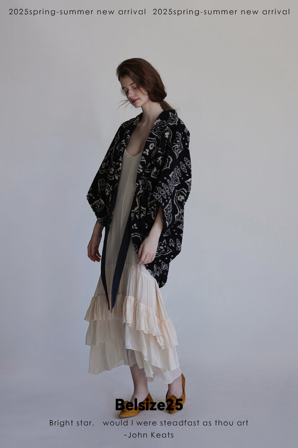 Layers dress Pure mulberry silk halter dress with an intricate hem