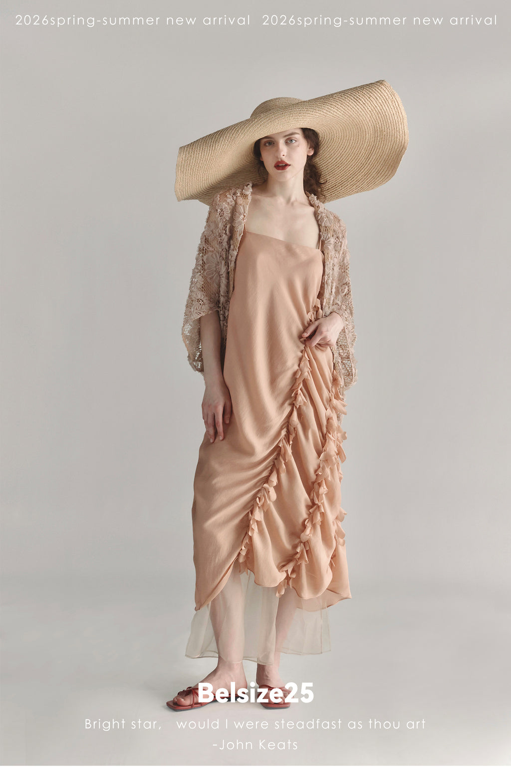 Blush 3D Floral Lace Open-Front Cardigan