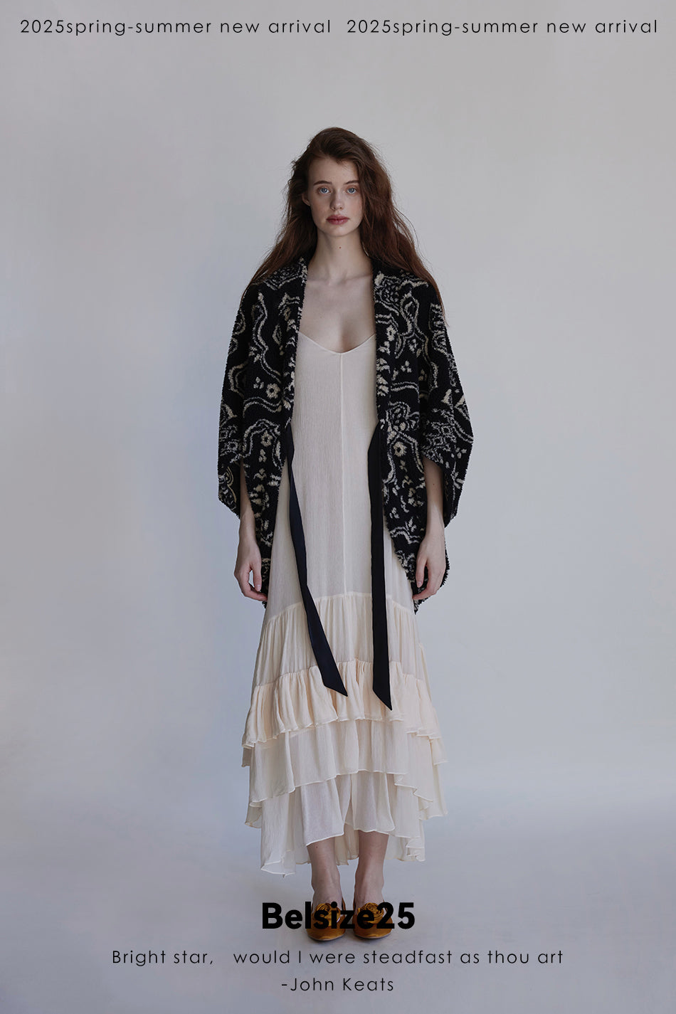 Layers dress Pure mulberry silk halter dress with an intricate hem