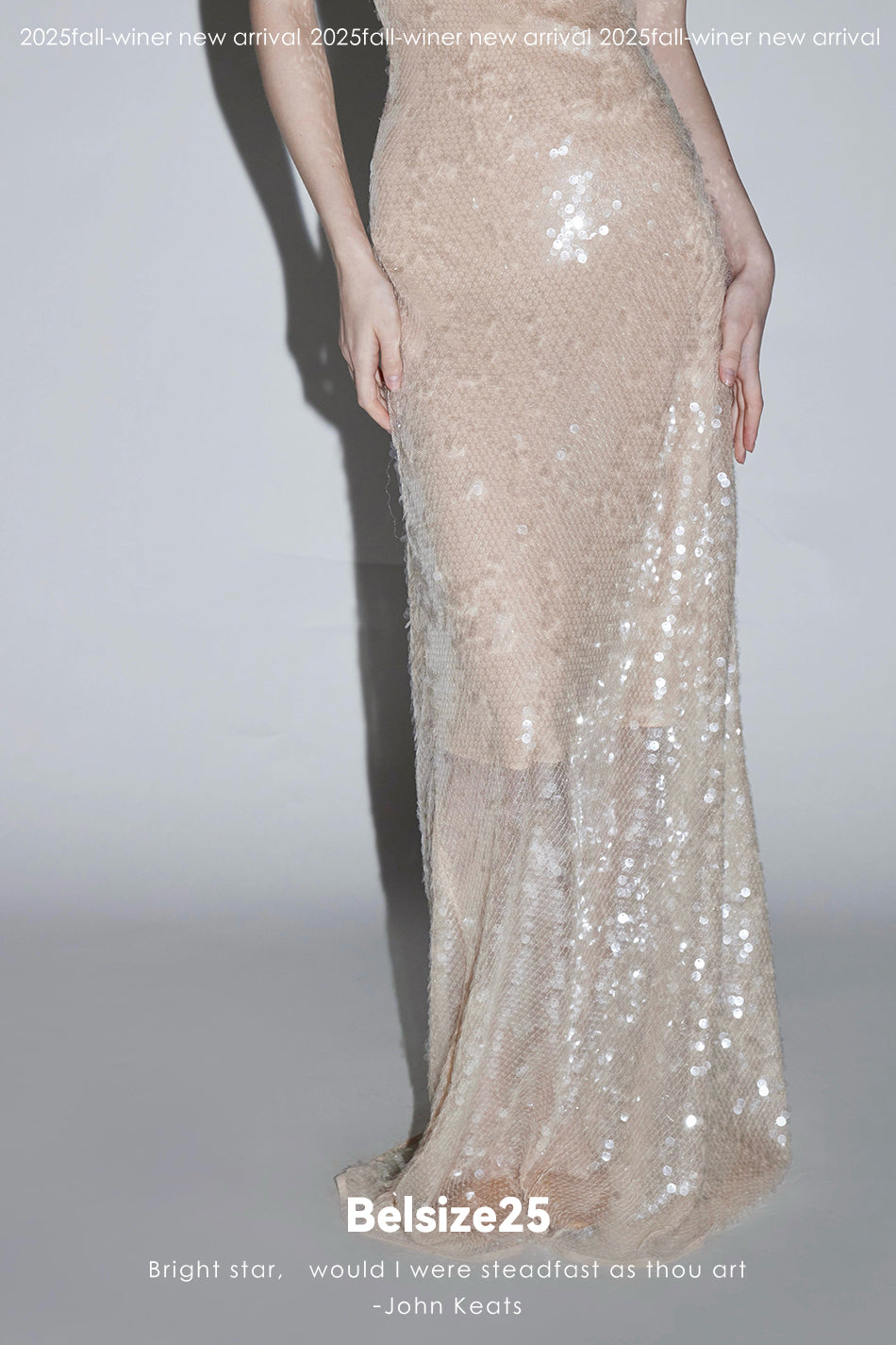 Mayfair Series 2 Sequined halter neck elegant gown