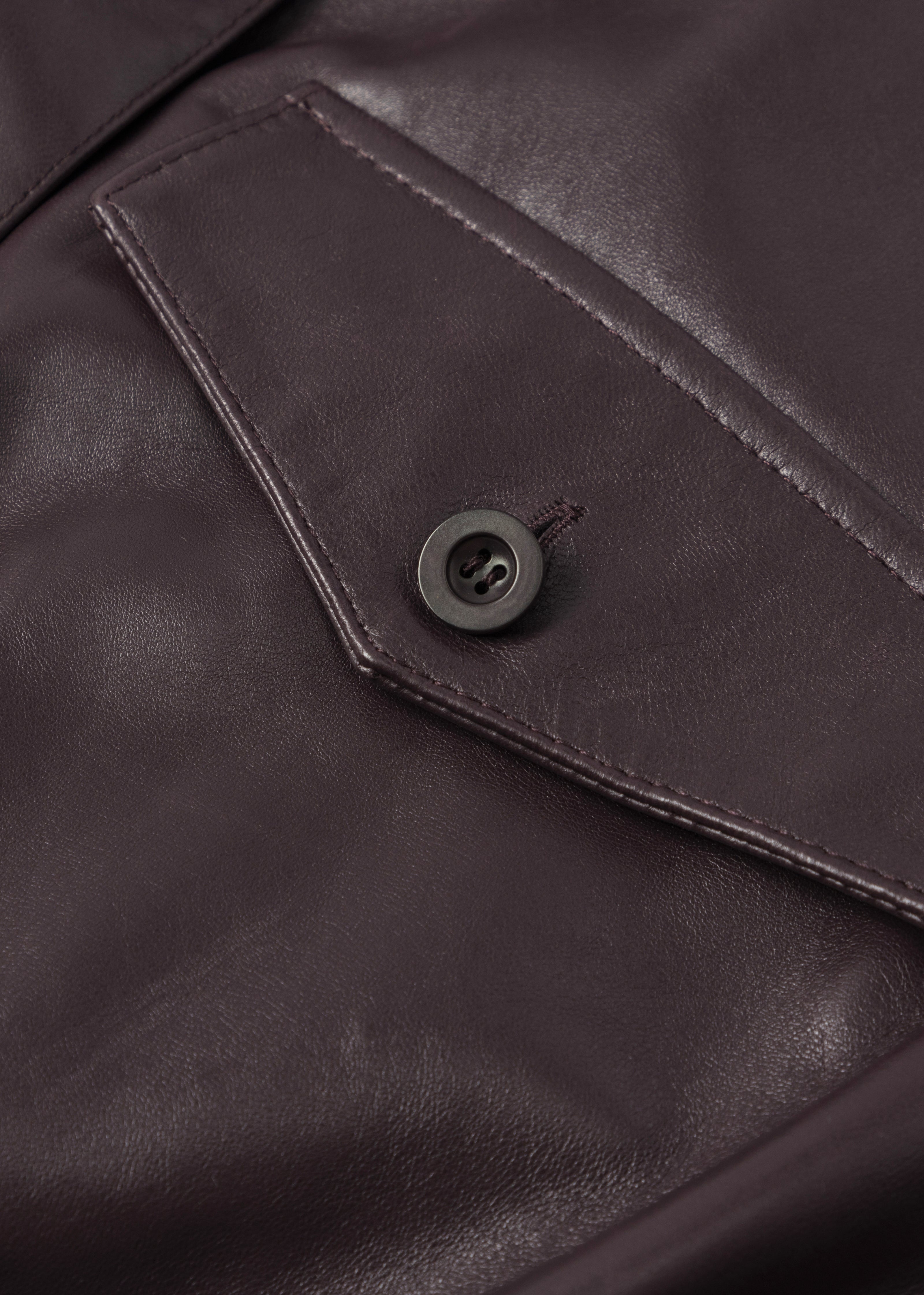 The Precision Trench Killer trench coat, heavyweight pure sheepskin, fitted waist long trench coat