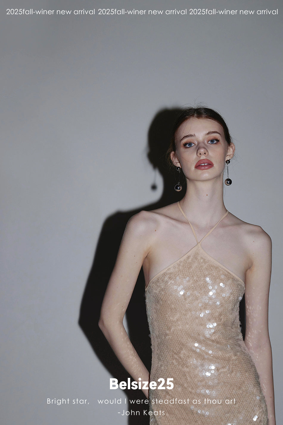 Mayfair Series 2 Sequined halter neck elegant gown