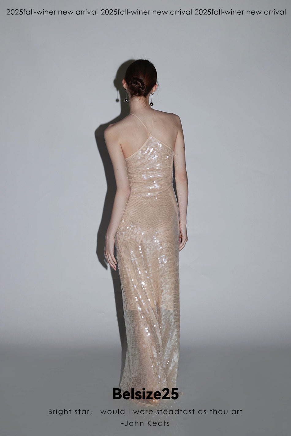 Mayfair Series 2 Sequined halter neck elegant gown