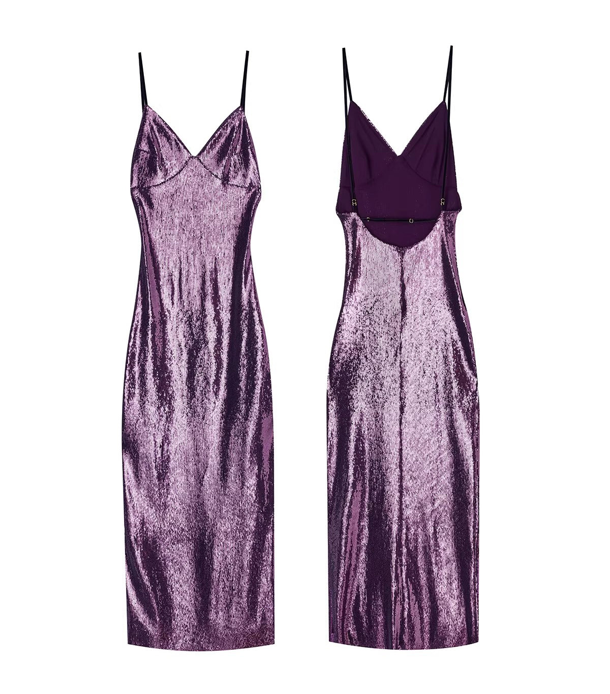 Mayfair series—Purple dress Heavy sequined purple dress