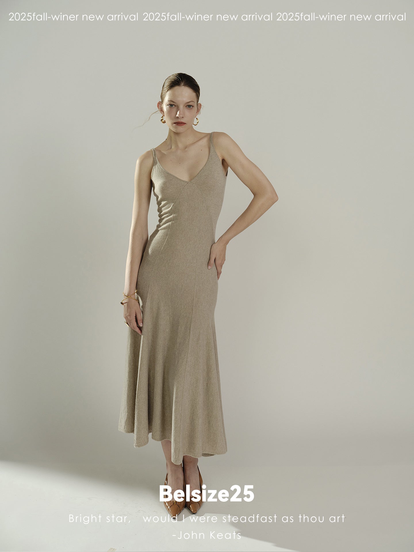 Winter Barlet Cashmere ballet tutu backless halter dress