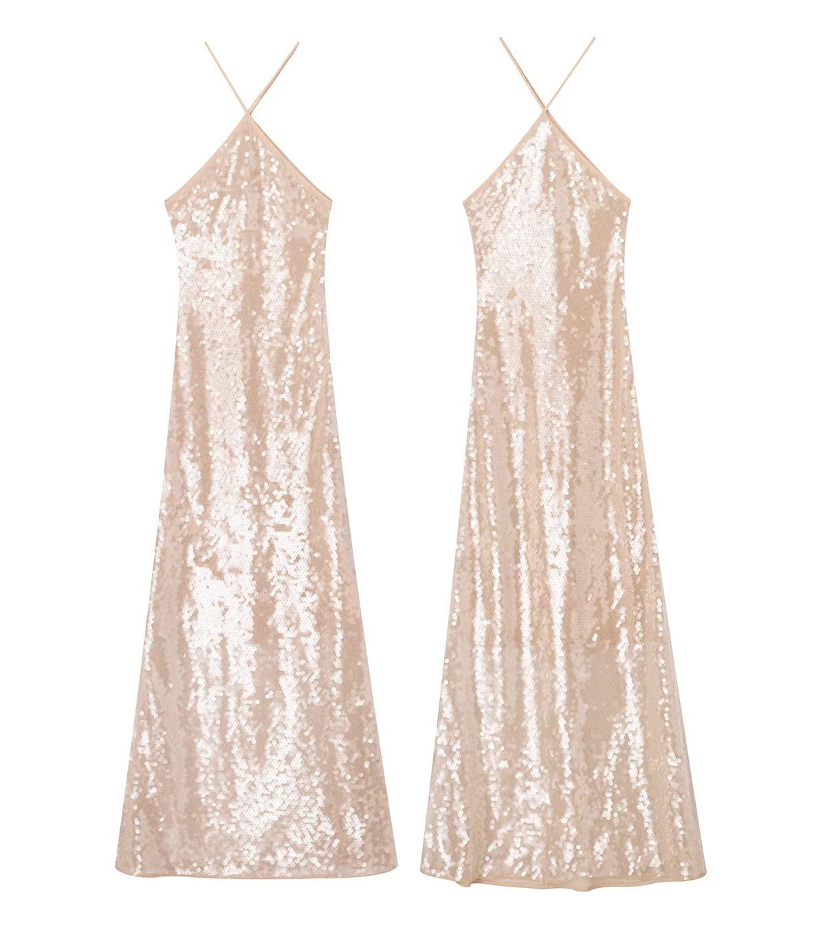 Mayfair Series 2 Sequined halter neck elegant gown
