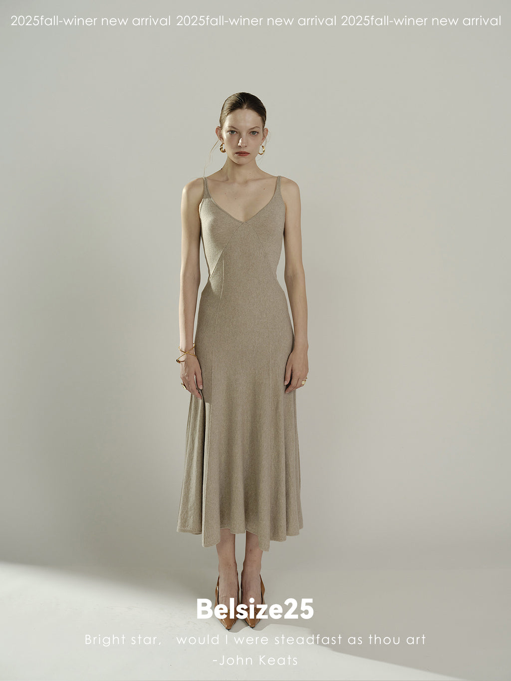 Winter Barlet Cashmere ballet tutu backless halter dress