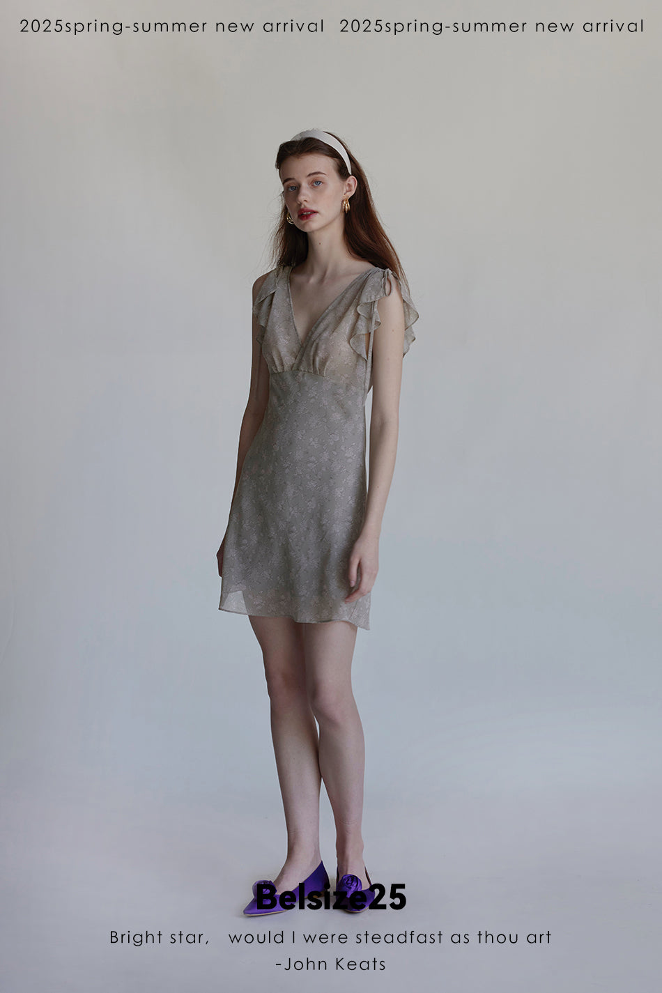 Belsize25 Butterfly dress Butterfly Sleeve Rayon Bias Dress