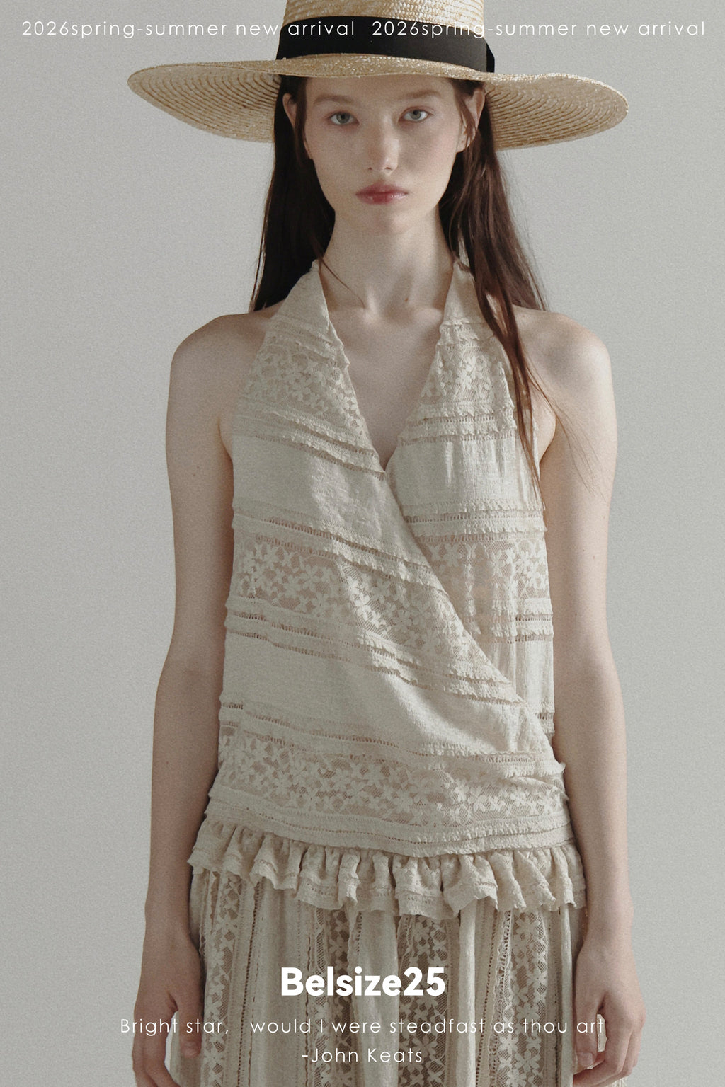 White Sails Lace Halter Maxi Dress