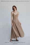 Bluebells dress 100% Flaxseed Enzyme Wash South of France Resort Dress Bluebell Dress