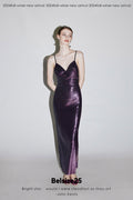Mayfair series—Purple dress Heavy sequined purple dress
