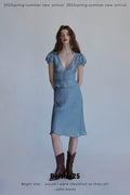 Blue Belair French Jacquard Ocean Blue Set