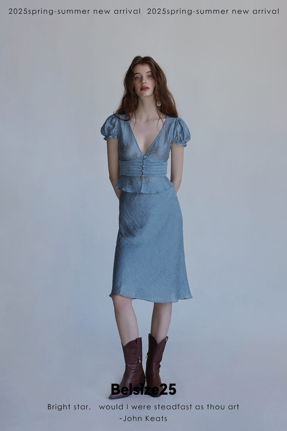 Blue Belair French Jacquard Ocean Blue Set