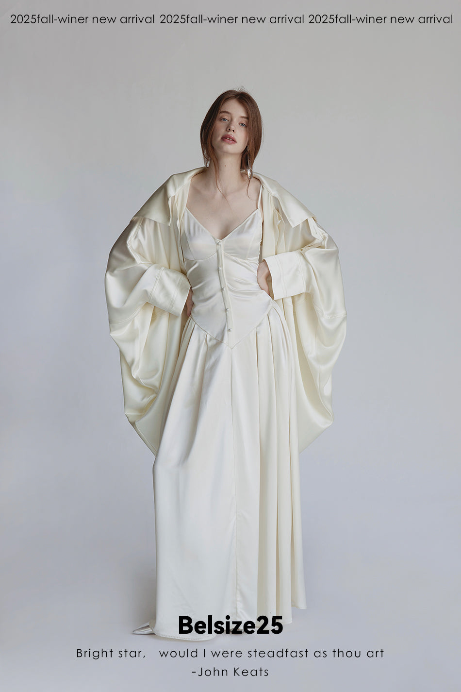 Silent Mode Series Acetic acid oversized liquid trench coat