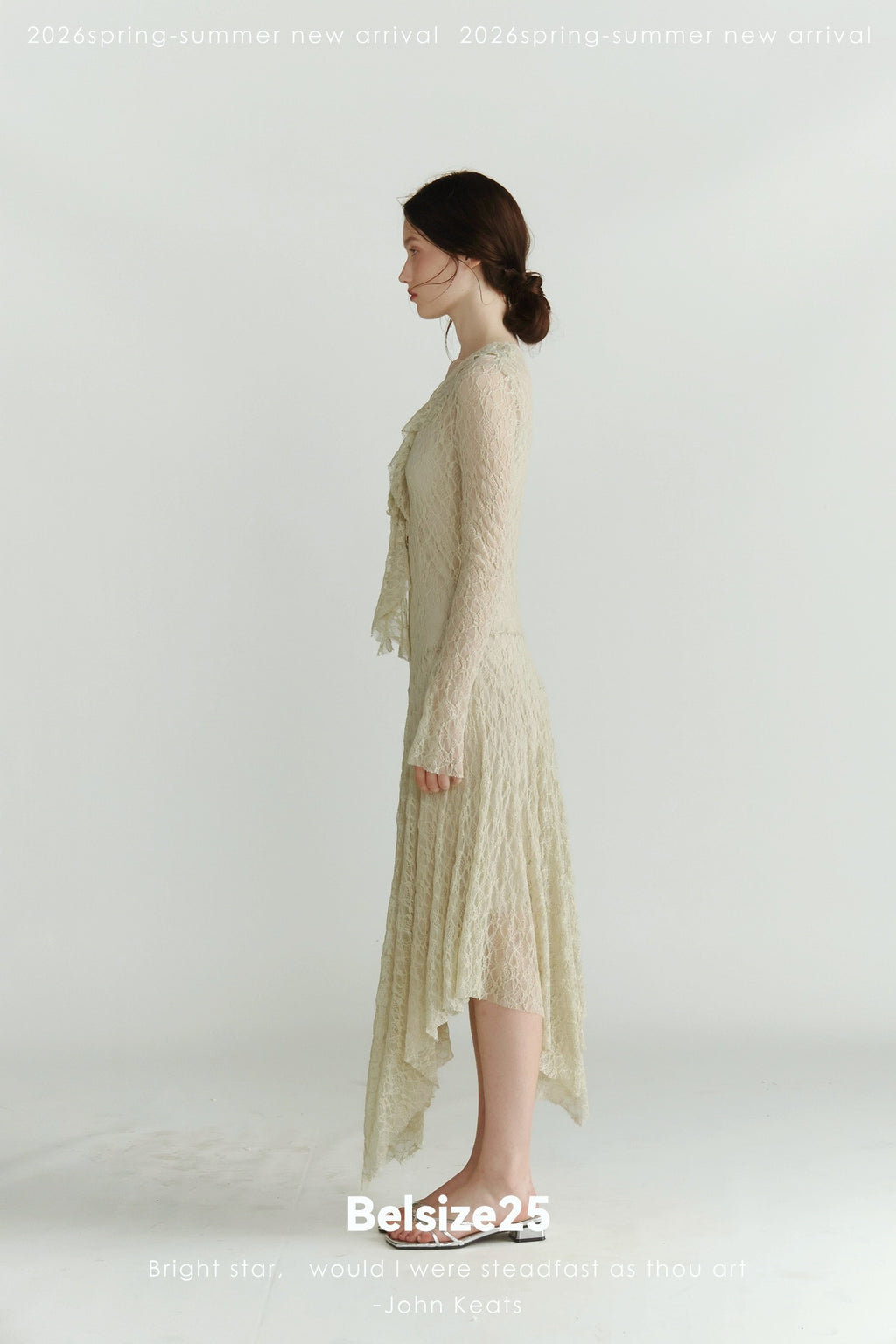 French-Inspired Stretch Lace Low Waist Slip Dress