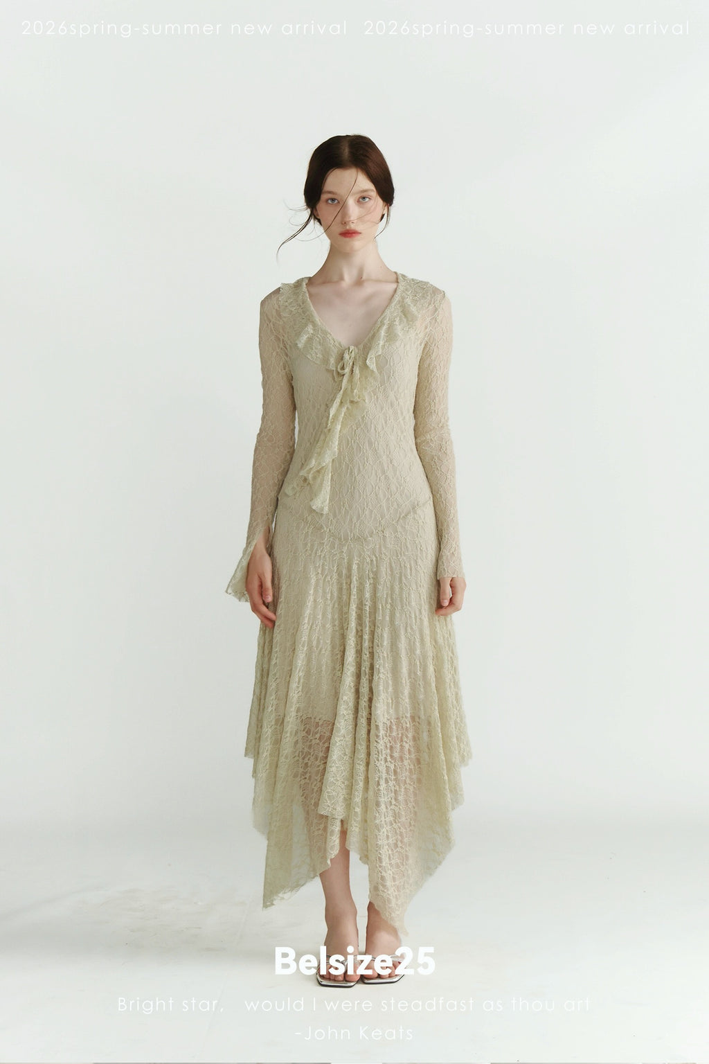 French-Inspired Stretch Lace Low Waist Slip Dress