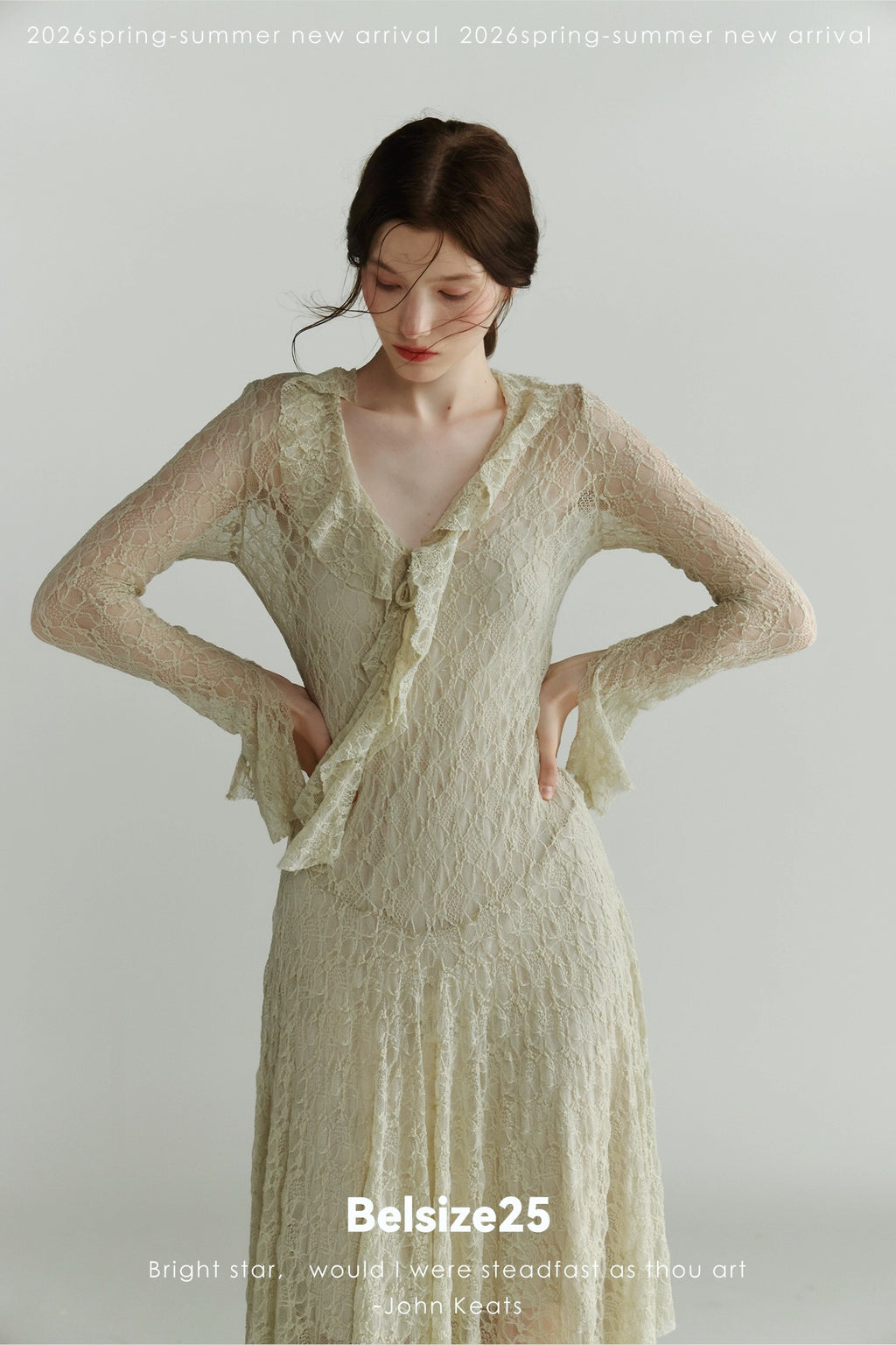 French-Inspired Stretch Lace Low Waist Slip Dress