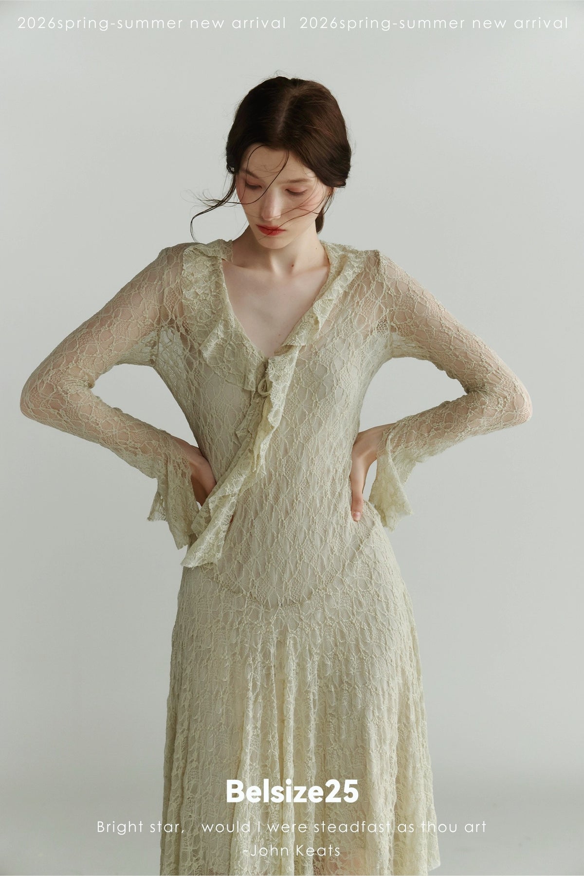 French-Inspired Stretch Lace Low Waist Slip Dress