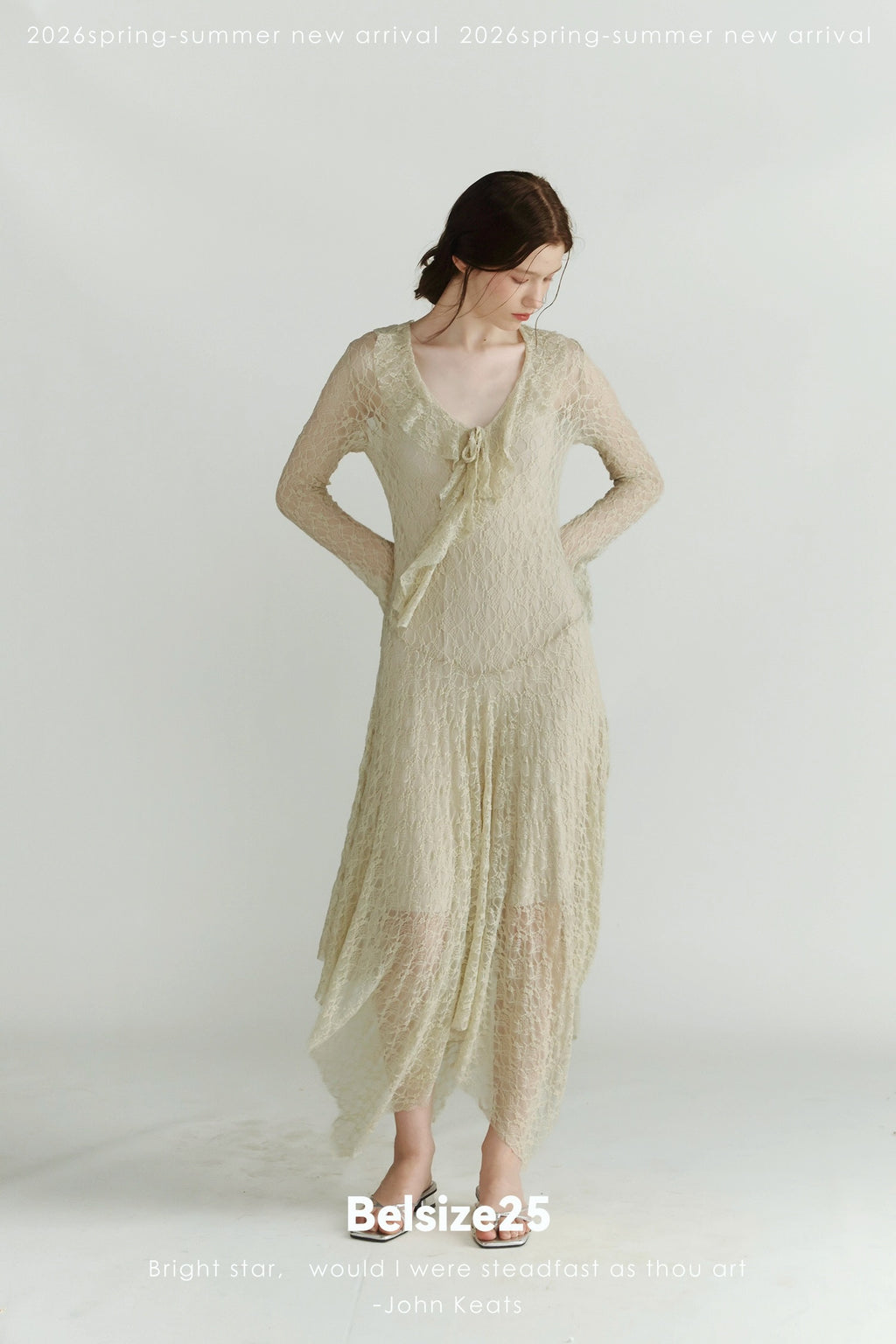 French-Inspired Stretch Lace Low Waist Slip Dress