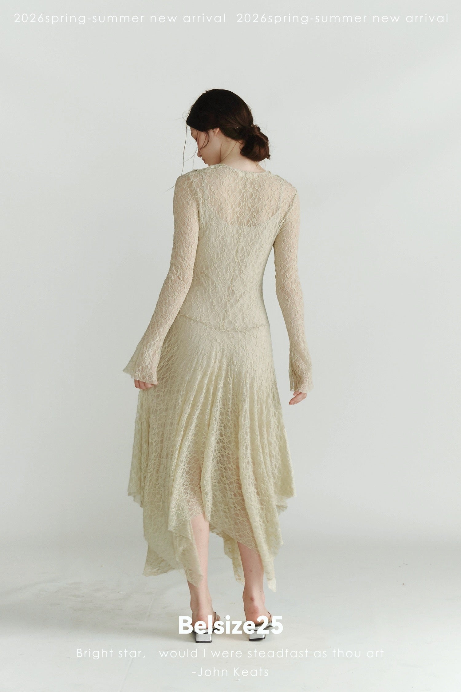 French-Inspired Stretch Lace Low Waist Slip Dress