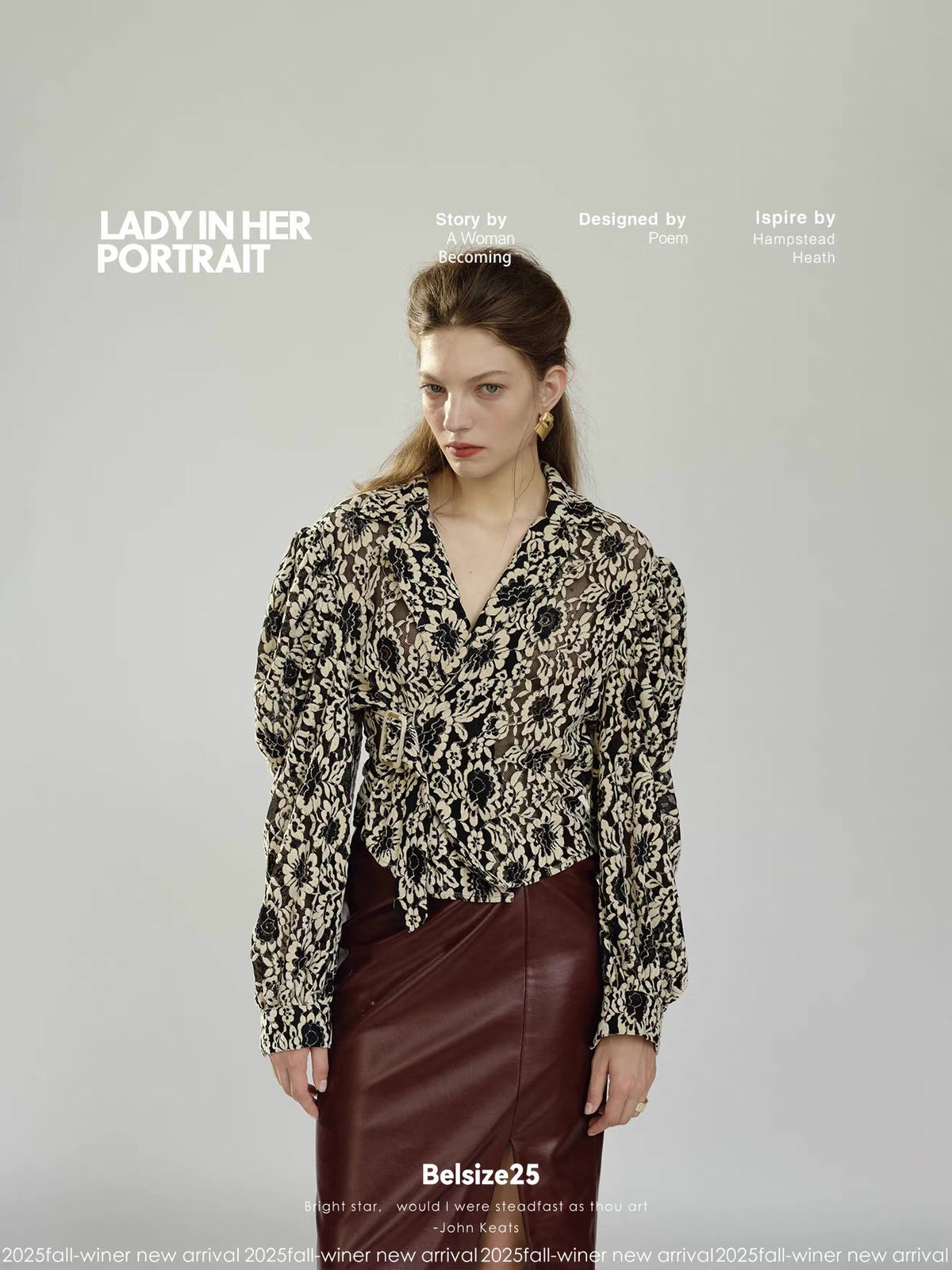 Sculpted Draped Faux Leather Midi Skirt