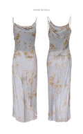 Celeste Floral Cowl Neck Draped Camisole Top