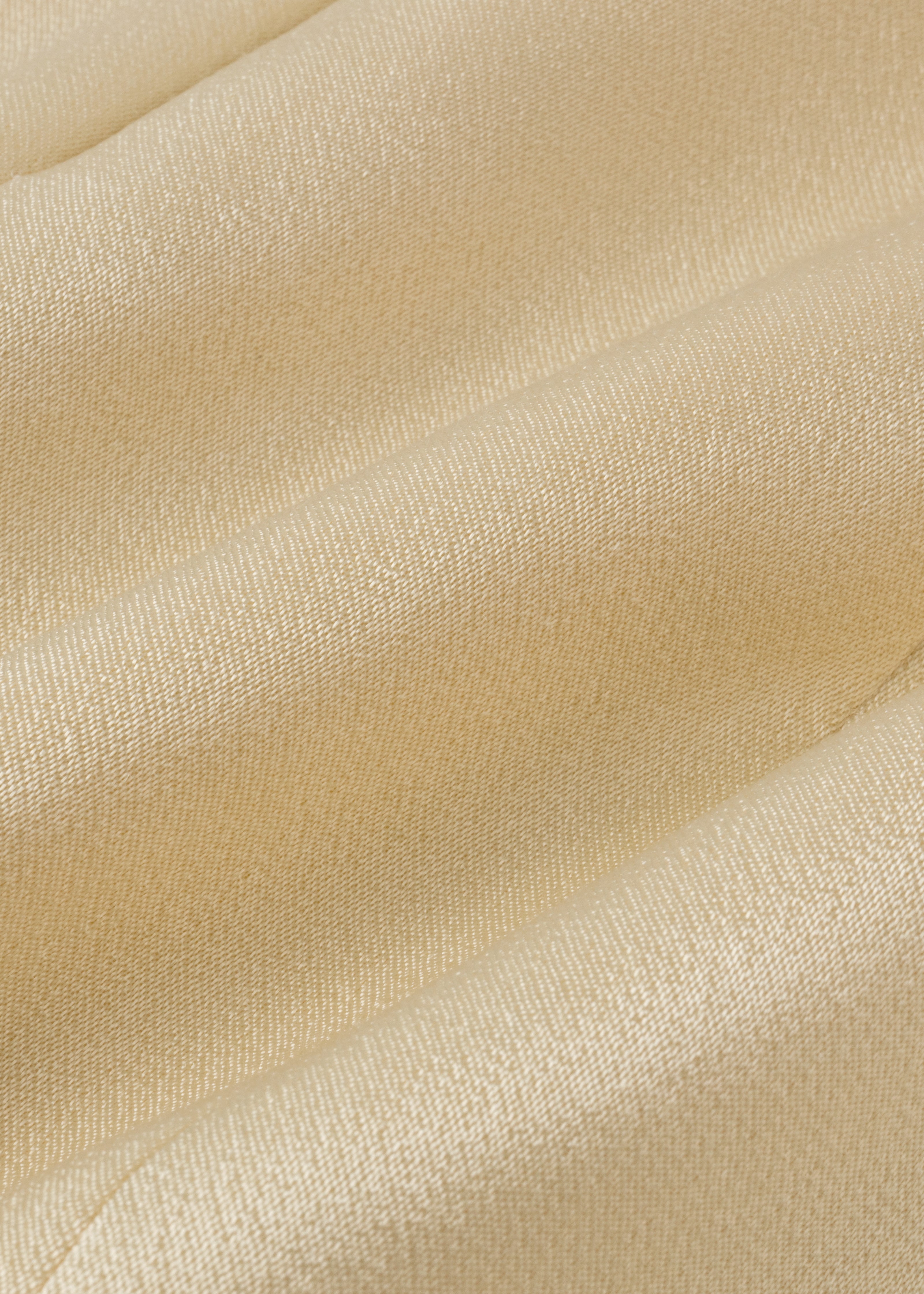 Golden Time Heavyweight satin super slim-fit three-dimensional segmented square neck mini skirt