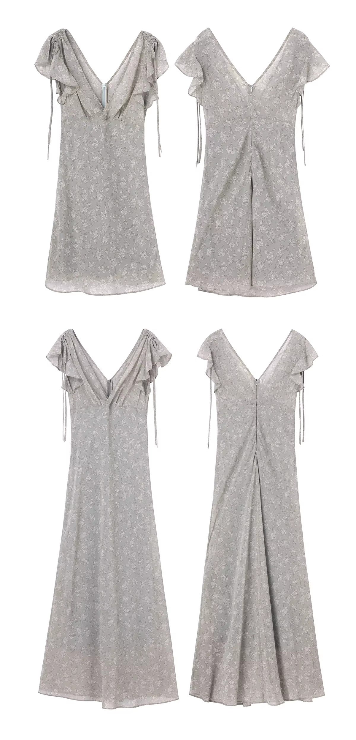 Belsize25 Butterfly dress Butterfly Sleeve Rayon Bias Dress