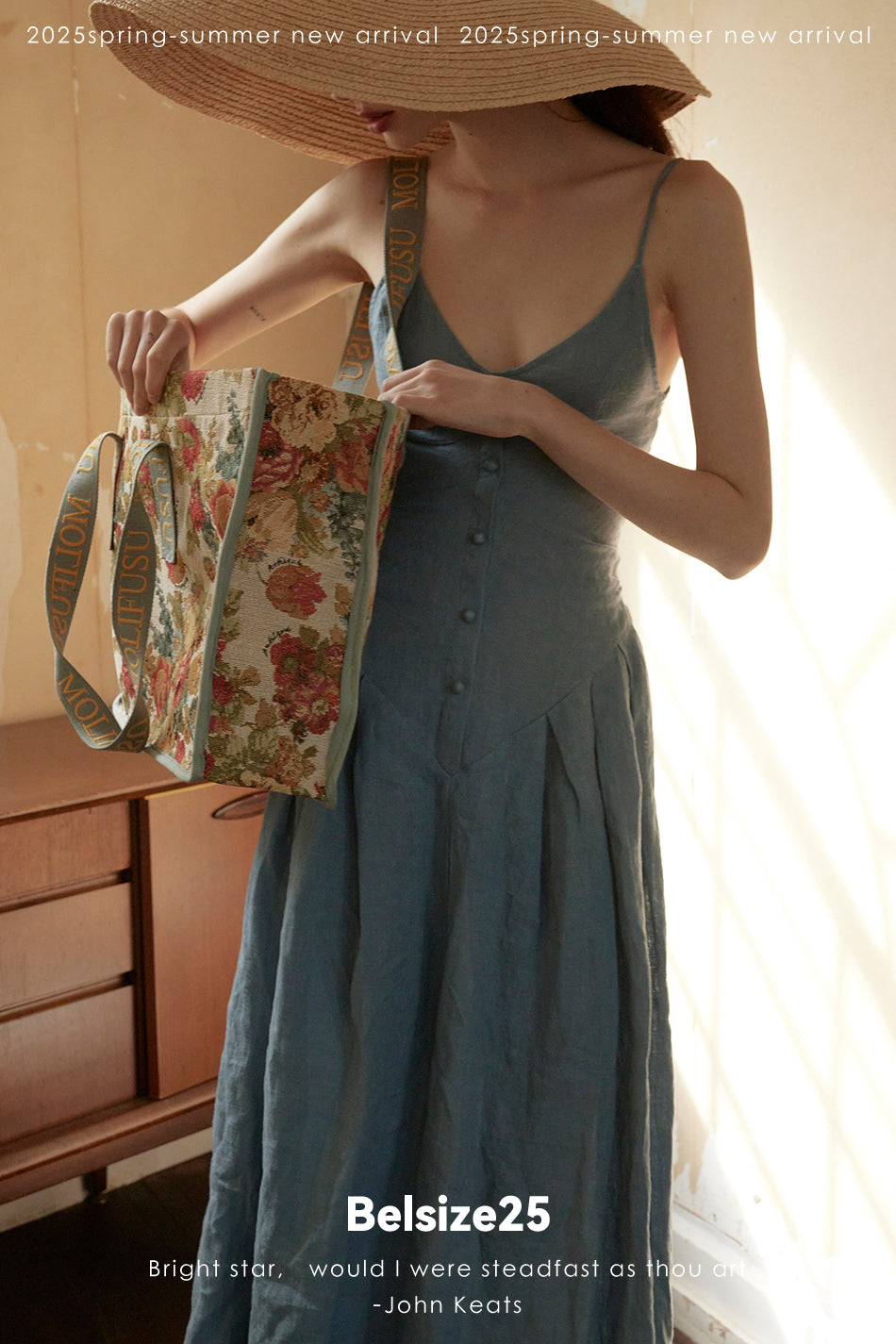 Bluebells dress 100% Flaxseed Enzyme Wash South of France Resort Dress Bluebell Dress