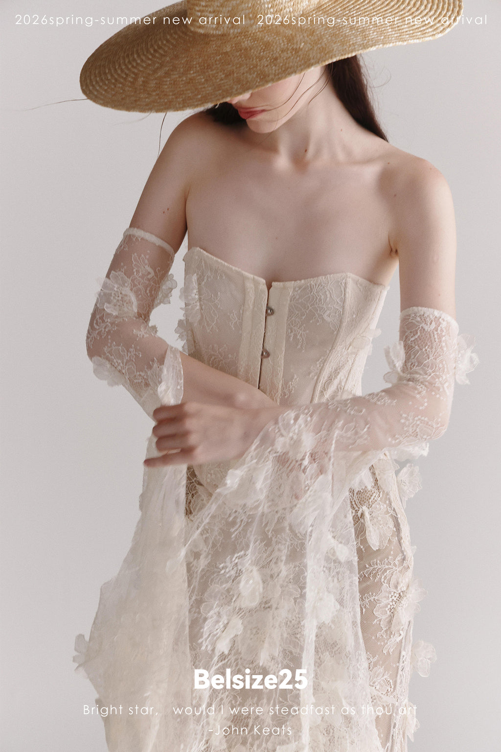Floral Lace Corset & Sheer Midi Skirt Set with Detachable Sleeves