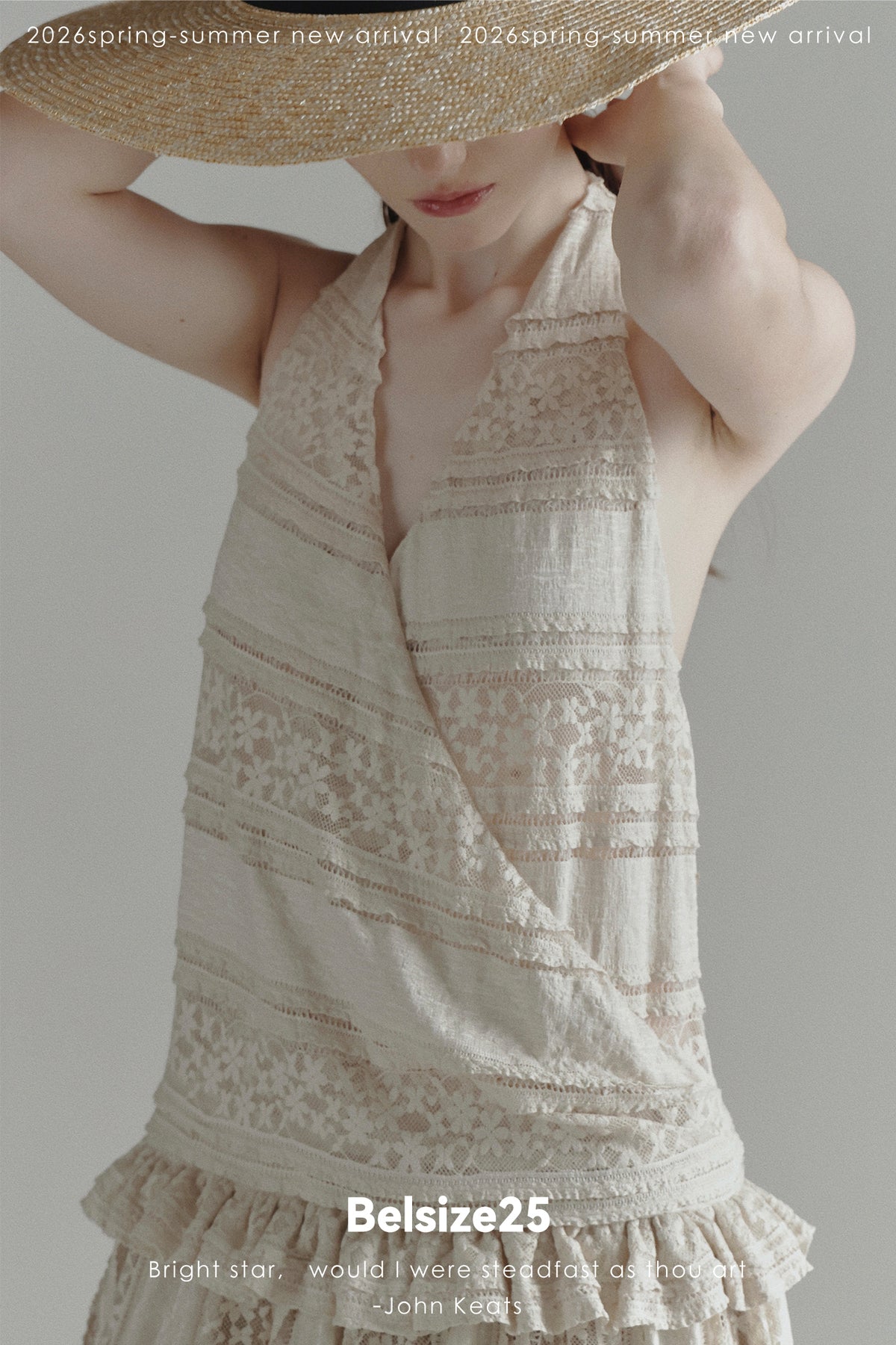 White Sails Lace Halter Maxi Dress
