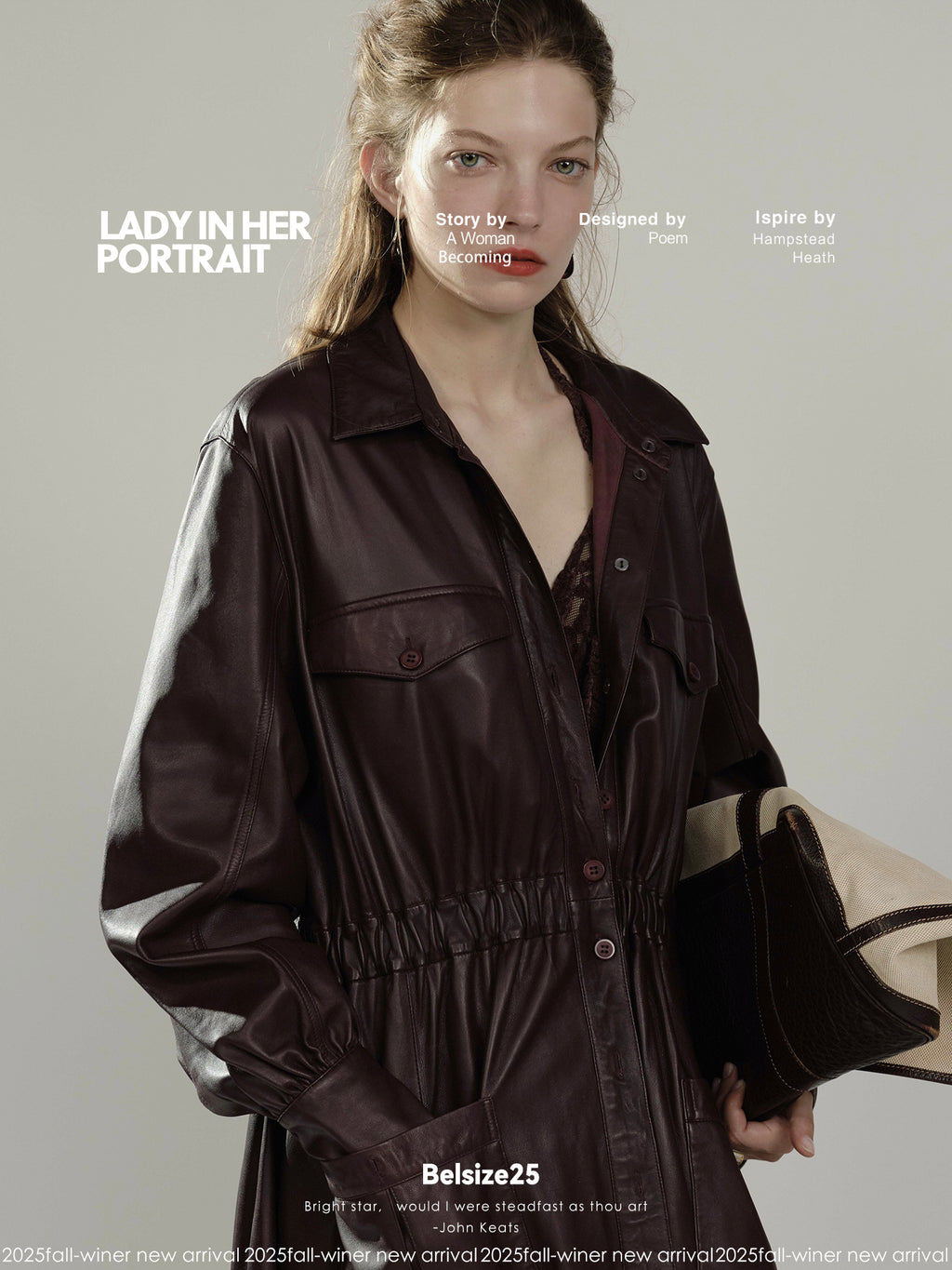 The Precision Trench Killer trench coat, heavyweight pure sheepskin, fitted waist long trench coat