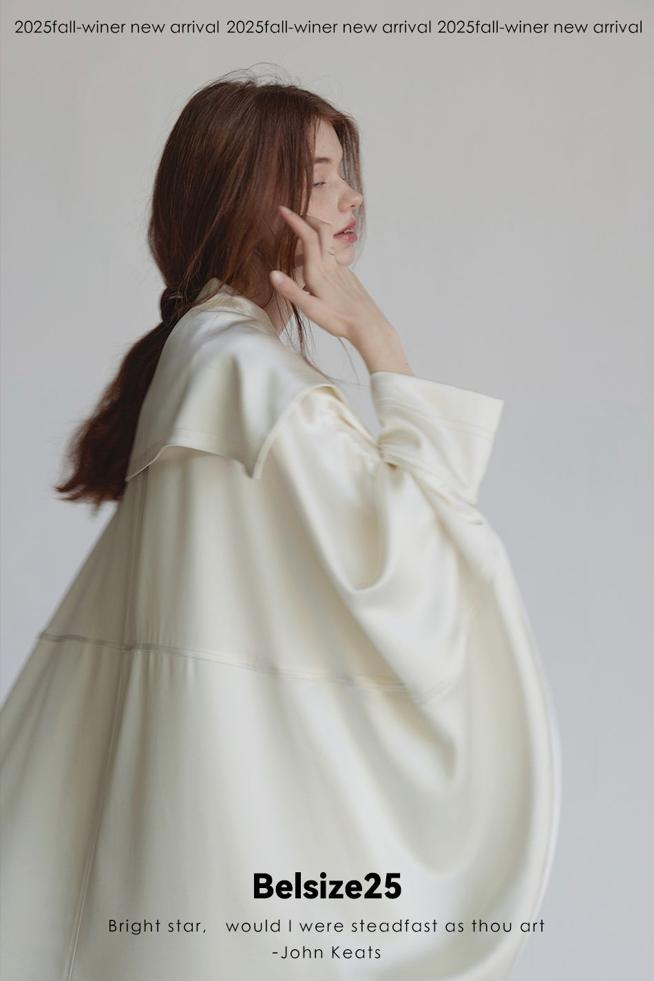 Silent Mode Series Acetic acid oversized liquid trench coat