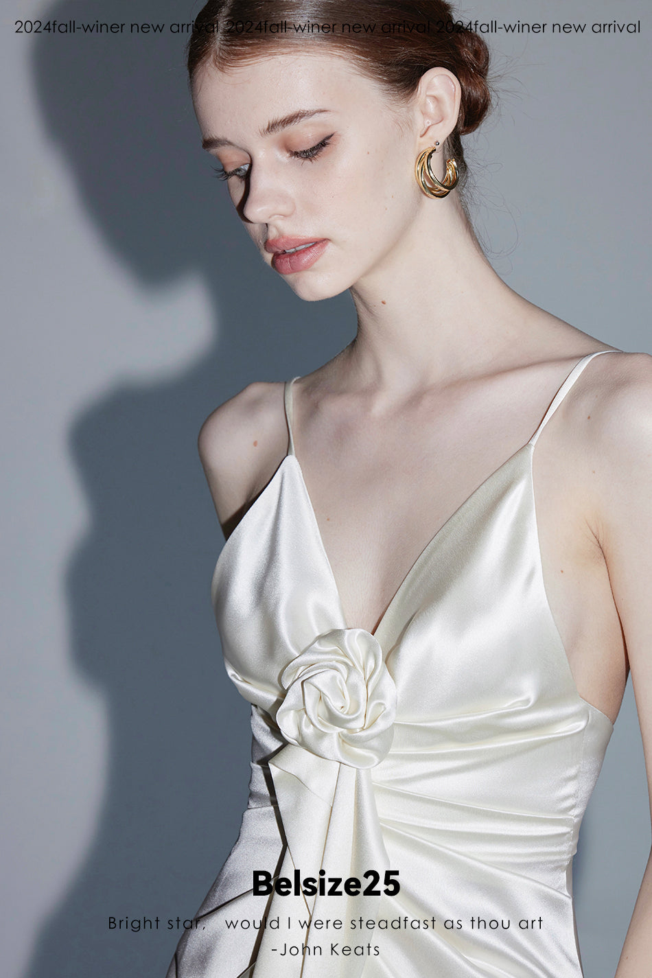 Rosa series—Base dress Acetate draped handmade rose dress