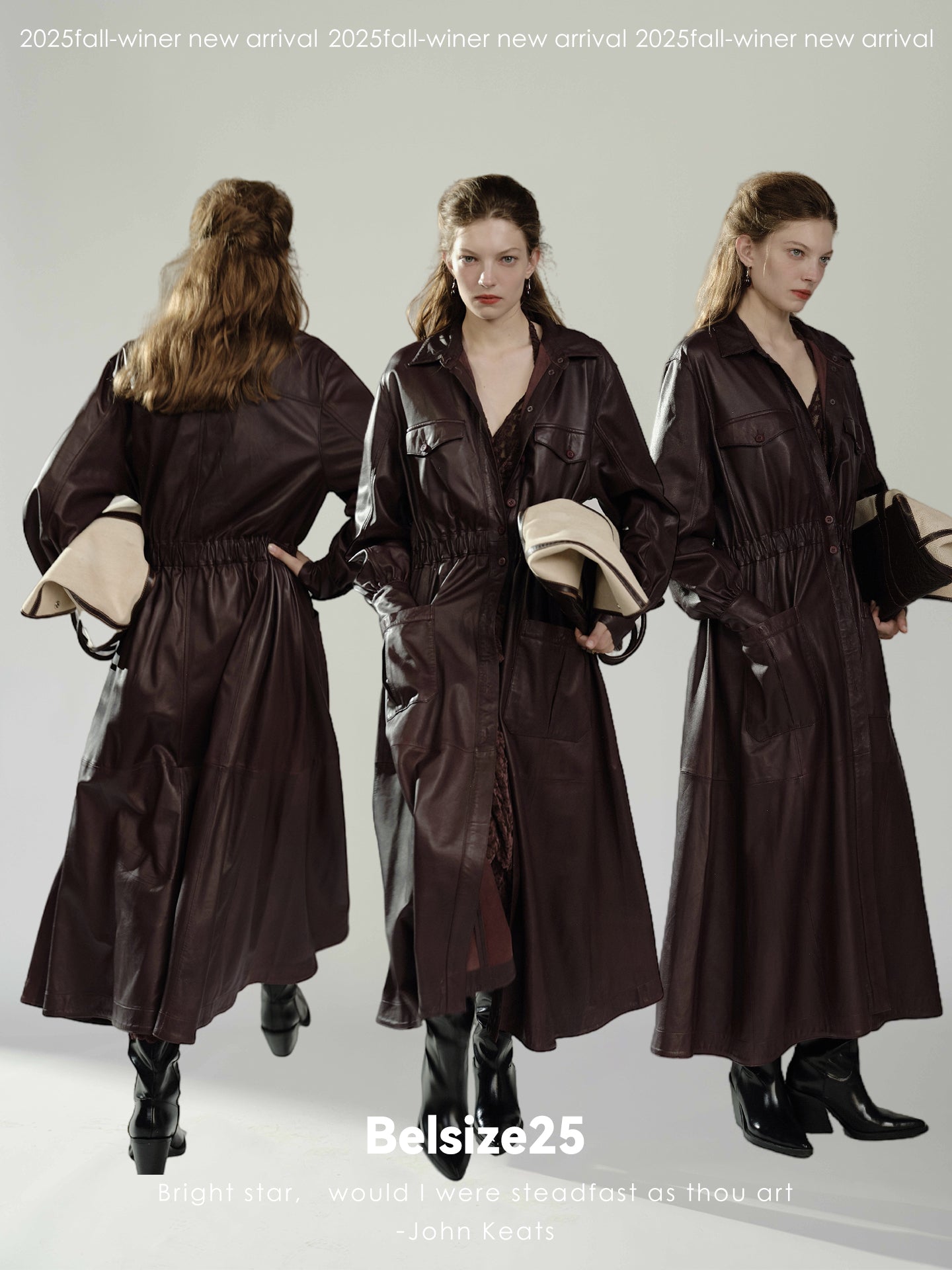 The Precision Trench Killer trench coat, heavyweight pure sheepskin, fitted waist long trench coat