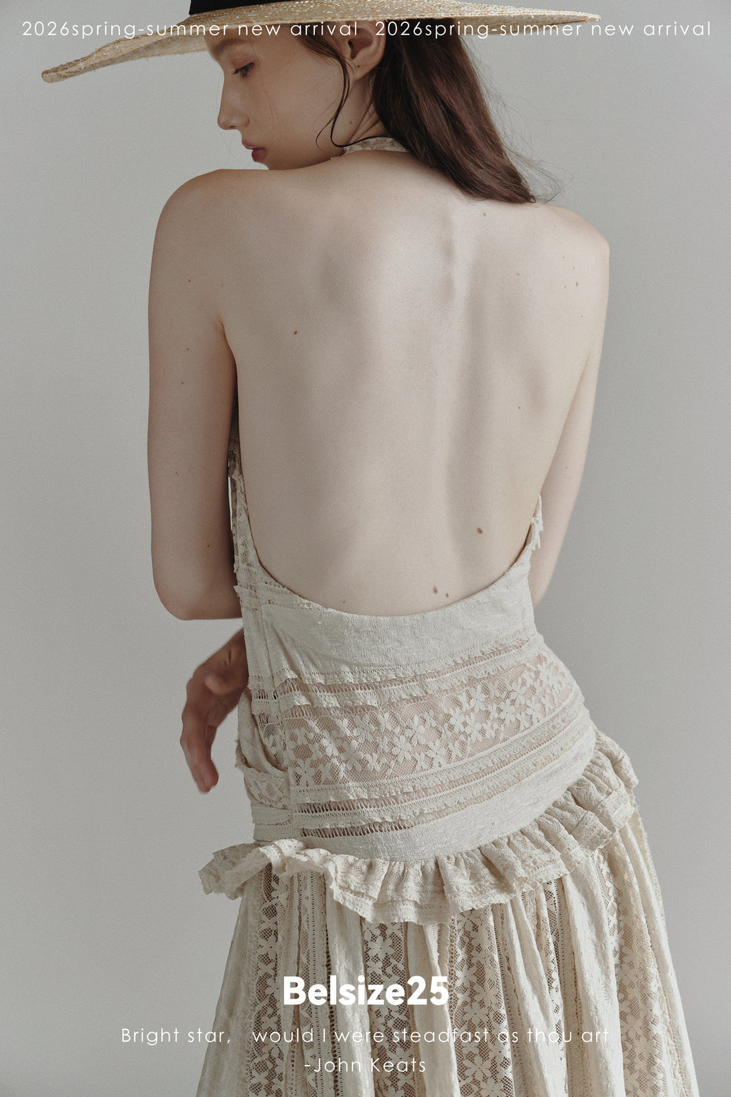 White Sails Lace Halter Maxi Dress