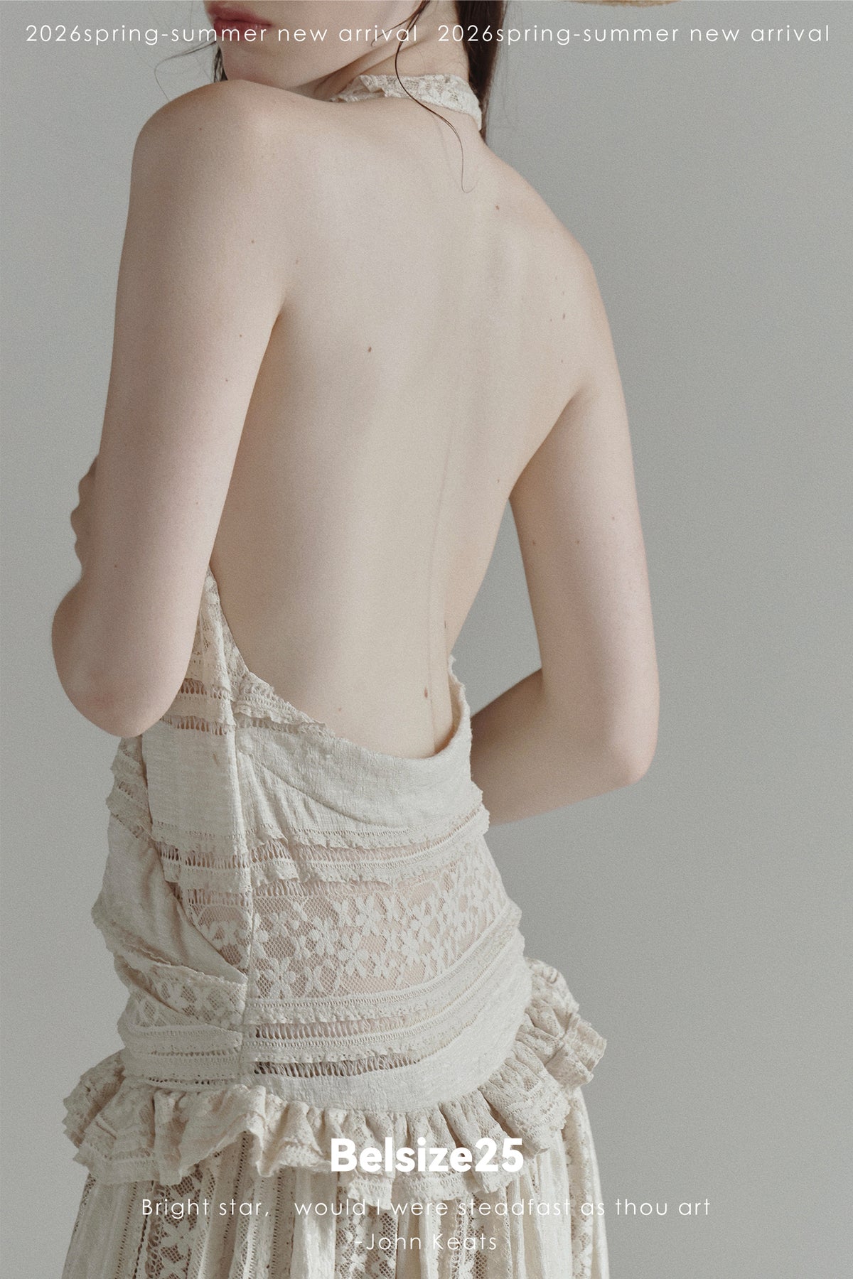 White Sails Lace Halter Maxi Dress