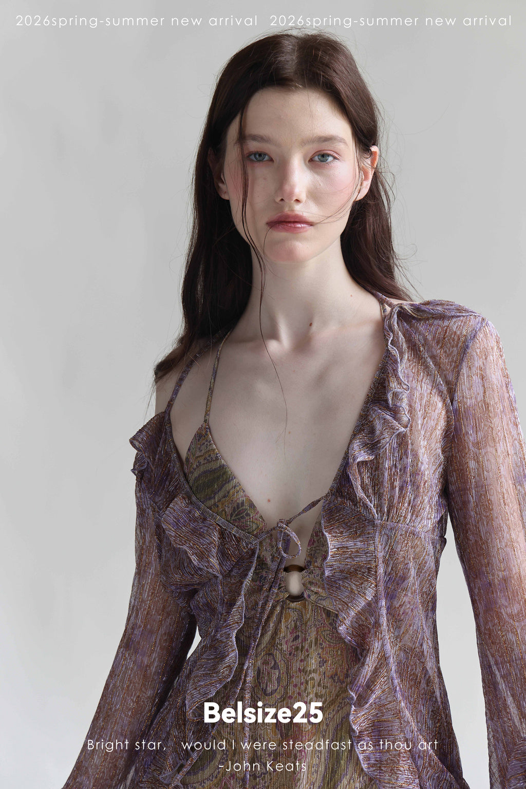 Golden Paisley Puff Sleeve Exclusive Cardigan