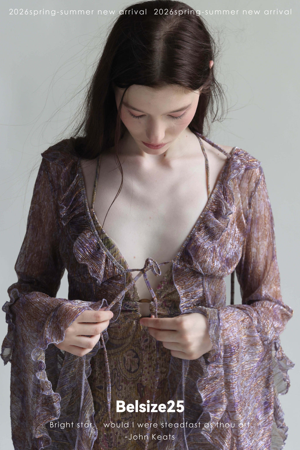 Golden Paisley Puff Sleeve Exclusive Cardigan