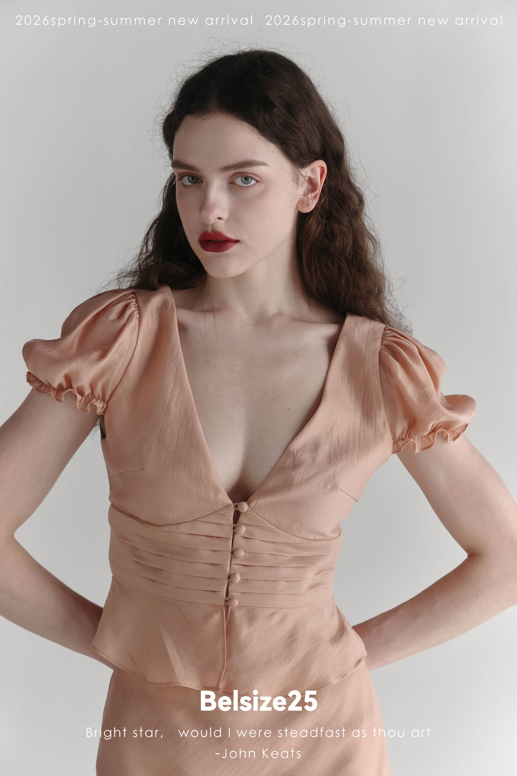 Pink Belair French Jacquard Blush Two-Piece Set