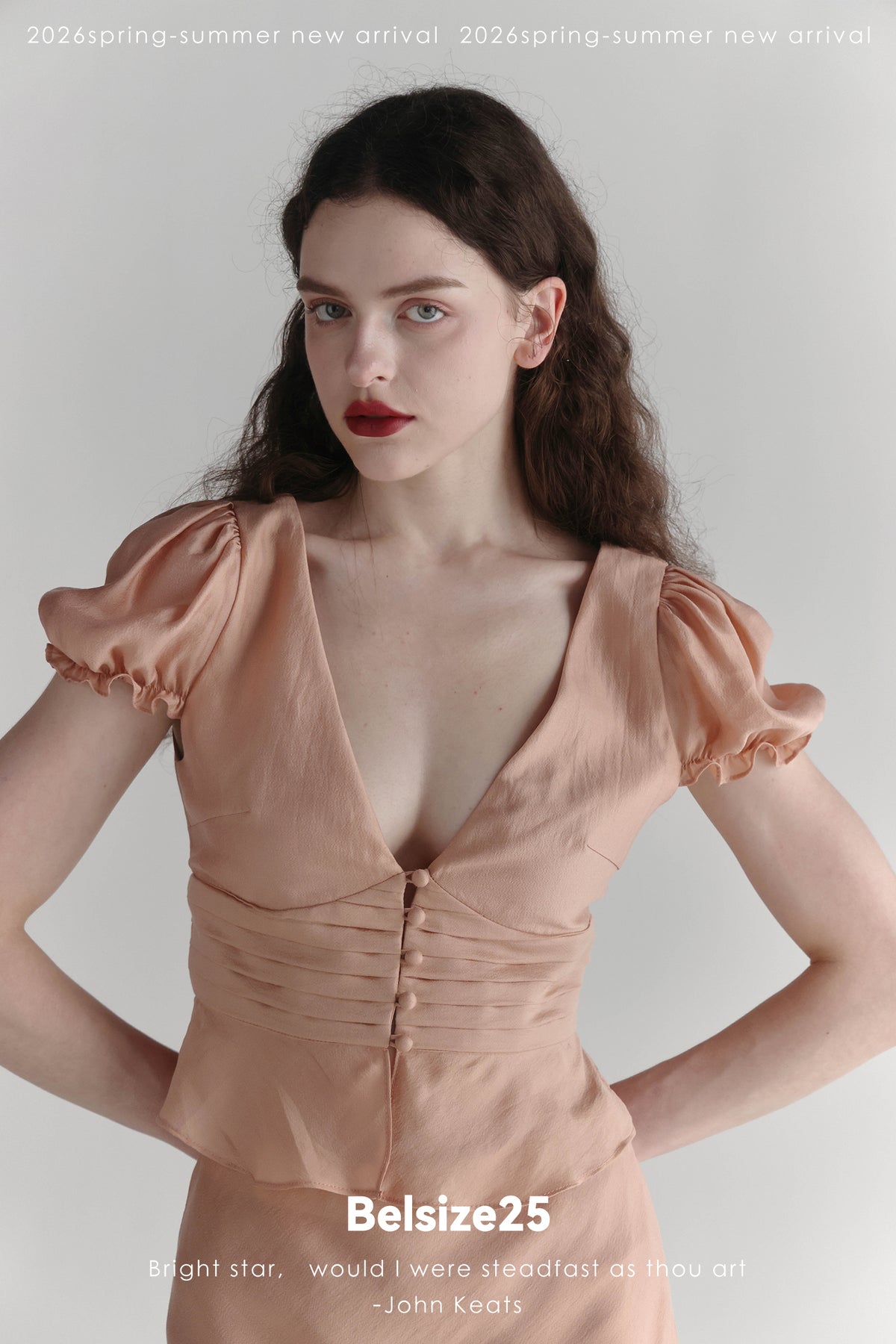 Pink Belair French Jacquard Blush Two-Piece Set