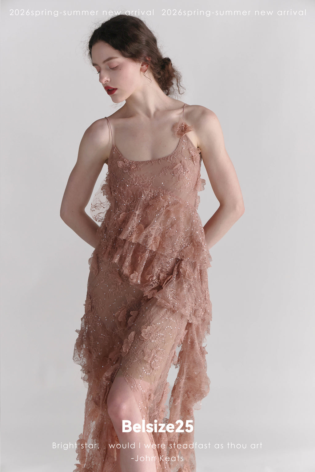 Sakara 3D Floral Beaded Strap Dress – Statement Resort Wear