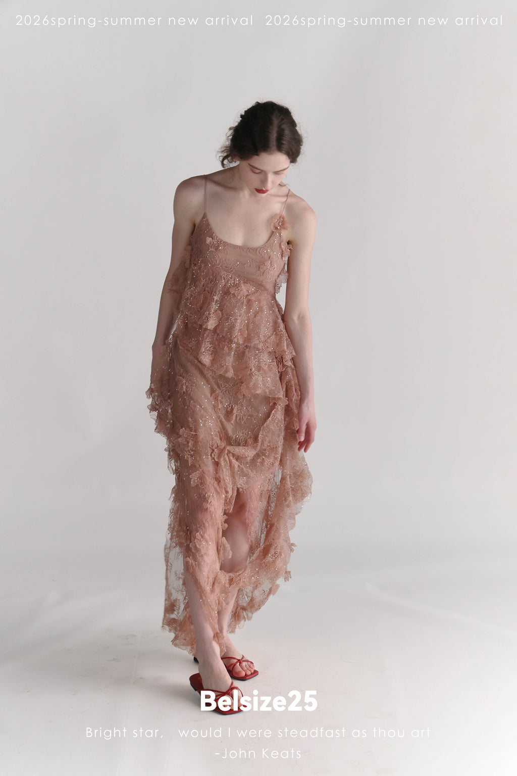 Sakara 3D Floral Beaded Strap Dress – Statement Resort Wear