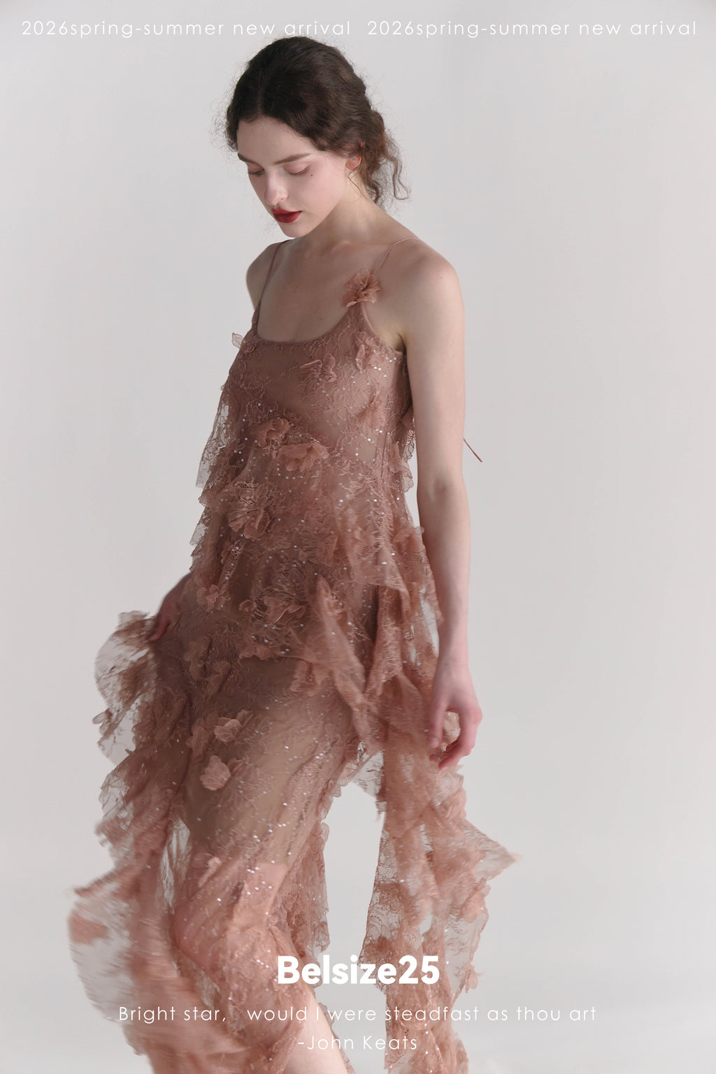 Sakara 3D Floral Beaded Strap Dress – Statement Resort Wear
