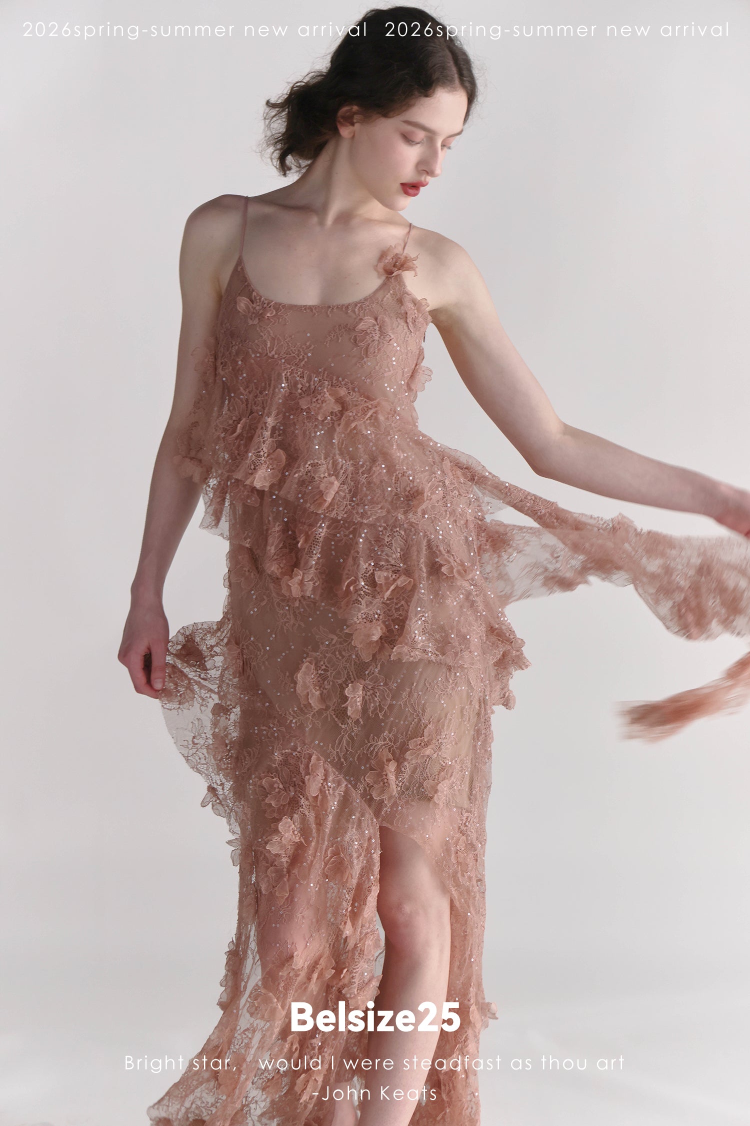 Sakara 3D Floral Beaded Strap Dress – Statement Resort Wear