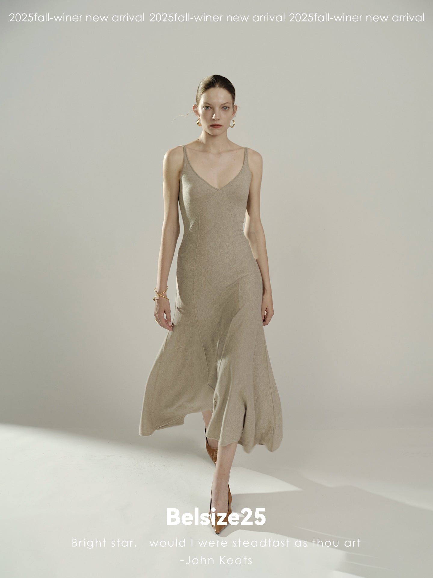 Winter Barlet Cashmere ballet tutu backless halter dress